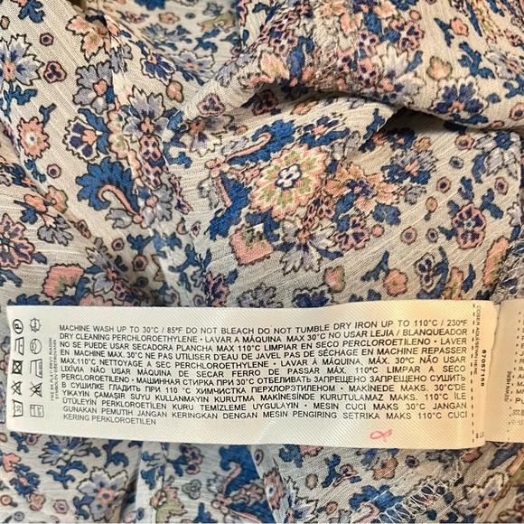 NWOT MNG Mango ruffled sleeveless top sz2 - Picture 5 of 7